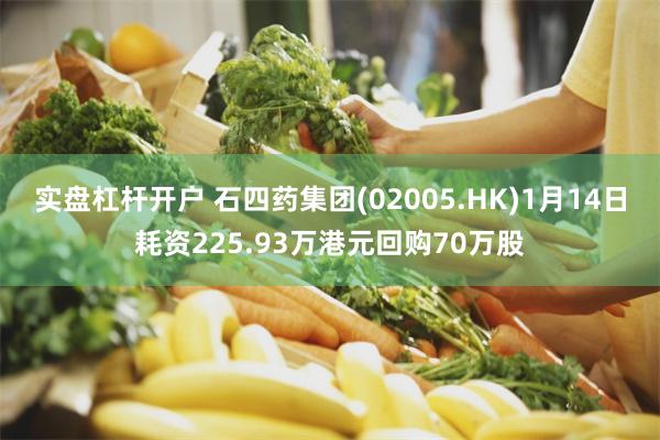 实盘杠杆开户 石四药集团(02005.HK)1月14日耗资225.93万港元回购70万股